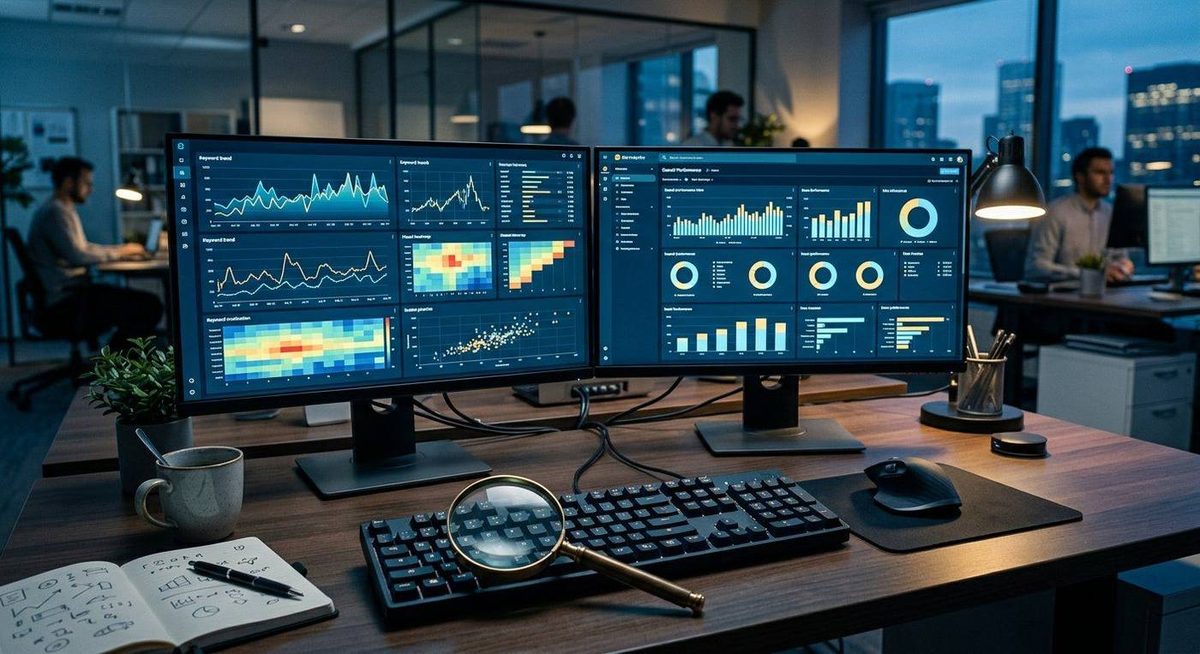 SEO and PPC analytics workspace
