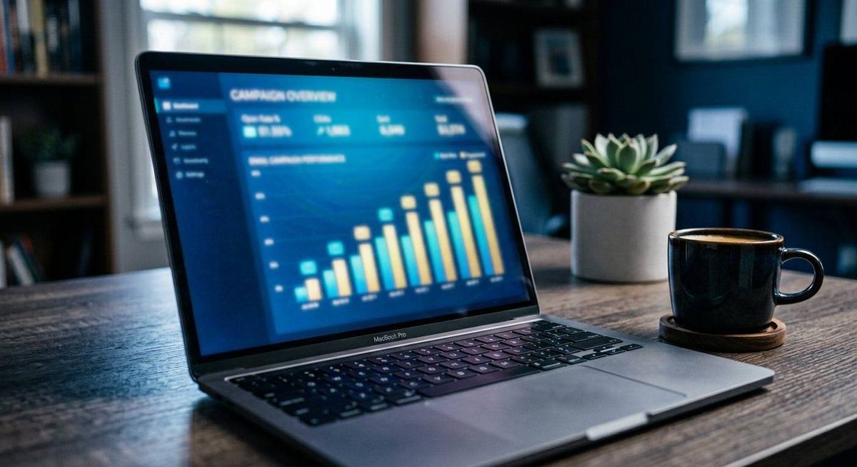 Email campaign performance dashboard
